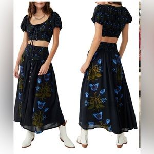 Brand new with tags, Free People 2 piece floral set. Size medium